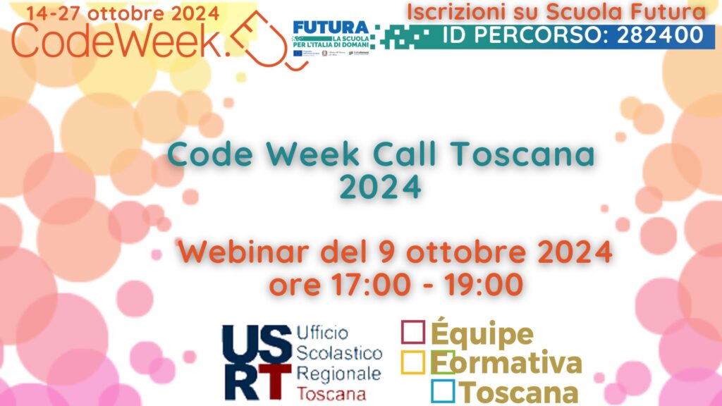 Code Week Call Toscana 2024