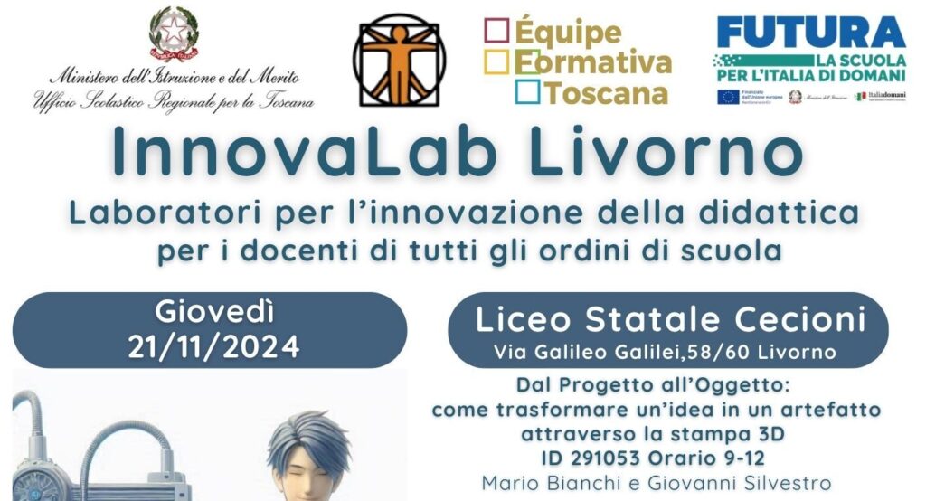 “InnovaLab” Livorno – Workshop di innovazione didattica e digitale