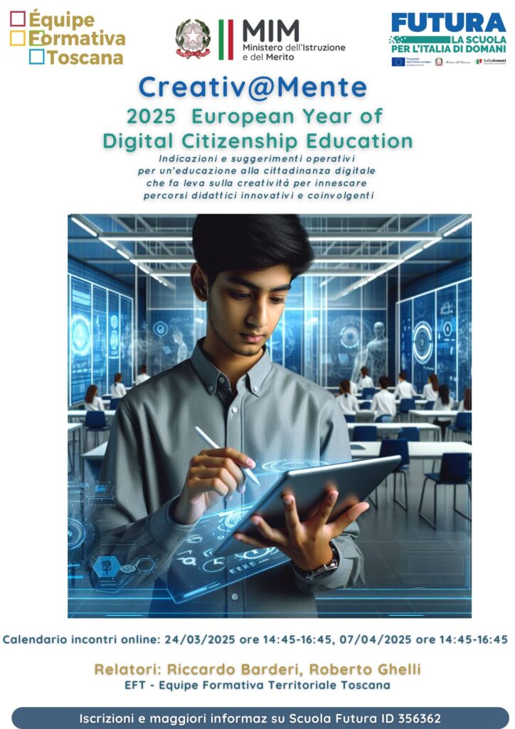 Creativ@Mente 2025, European Year of Digital Citizenship Education